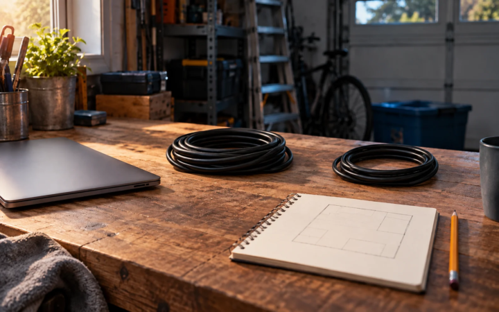 Plan Garage Power and Cable Routes Before Buying Accessories