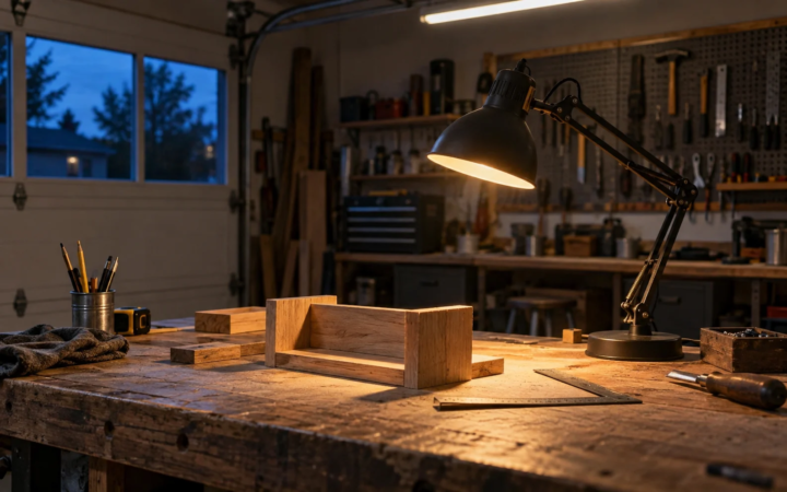 Choosing Workbench Lighting: Adjustable Lamp or Linear Shop Light?