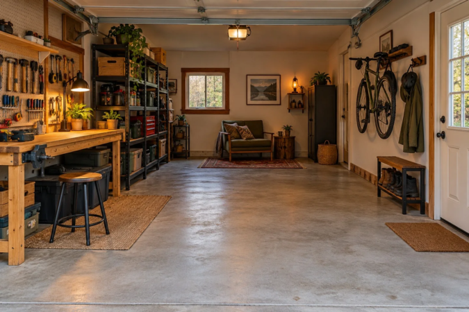 Set Up a Garage Craft Station That Packs Away